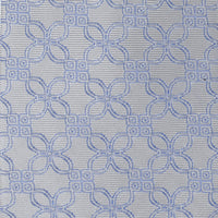 Gray Blue Art Deco Men's Tie