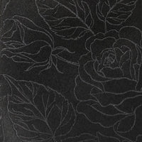 Black Floral Tie and Pocket Square Gift Set