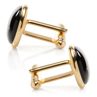 Gold and Onyx Cufflinks