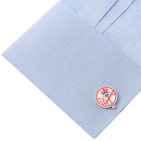 MLB New York Yankees Baseball Cufflinks
