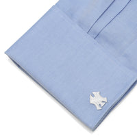 MLB New York Yankees Silver Logo Cufflinks