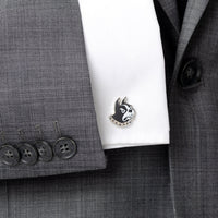 NCAA Wofford College Terrier Mascot Cufflinks
