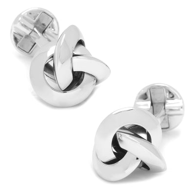 Sterling Silver Knot Cufflinks