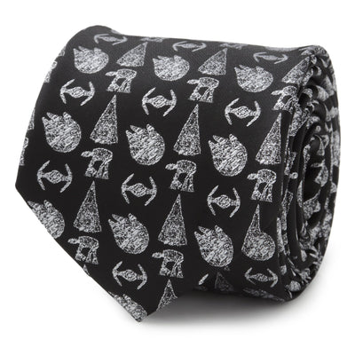 Star Wars Ships Black Tie