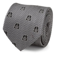 Star Wars Darth Vader Black and Gray Herringbone Tie