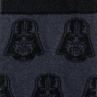 Star Wars Darth Vader Black and Red Dress Sock and Lapel Pin Gift Set