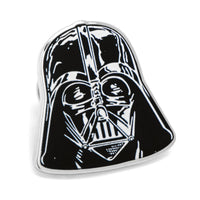 Star Wars Darth Vader and Luke Skywalker LIGHTSABER Battle Black Dress Socks and Darth Vader Lapel Pin Gift Set