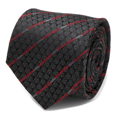 Star Wars Darth Vader LIGHTSABER Black and Red Striped Tie