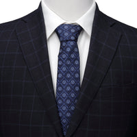Star Wars Darth Vader and LIGHTSABER Blue Checkered Tie
