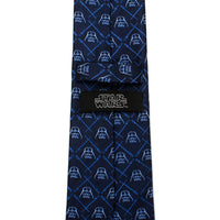 Star Wars Darth Vader and LIGHTSABER Blue Checkered Tie
