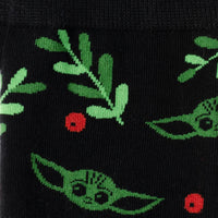 Star Wars Mandalorian Grogu Holiday Dress Socks and Lapel Pin Gift Set
