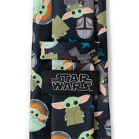 Mando Grogu Navy Men's Tie