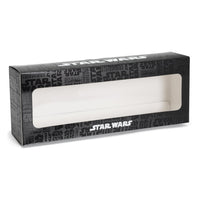 Star Wars Yoda Green, Gray, and Black Ombre Dress Socks and Jedi Crest Lapel Pin Gift Set