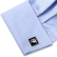 Star Wars Princess Leia and Han Solo "I Love You / I Know" Icon Cufflinks