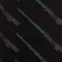 Star Wars Green and Red LIGHTSABER Pattern Black Dress Socks with Jedi Crest Lapel Pin Gift Set