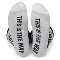 Star Wars Mandalorian "This Is The Way" Dress Socks and Lapel Pin Gift Set