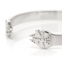 Star Wars Millennium Falcon Stainless Steel Cuff Bracelet