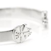 Star Wars Millennium Falcon Stainless Steel Cuff Bracelet