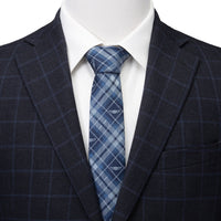 Star Wars Grogu Blue Plaid Tie