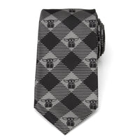 Star Wars Grogu Black Plaid Tie