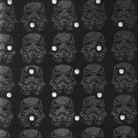 Star Wars Stormtrooper Dotted Black Tie