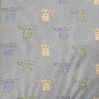 Star Wars Grogu Dotted Green Tie