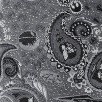 Star Wars Darth Vader Gray Paisley Tie