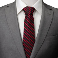Star Wars Darth Vader Red and Black Striped Tie