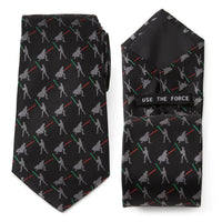 Star Wars Darth Vader and Luke Skywalker LIGHTSABER Battle Black Tie