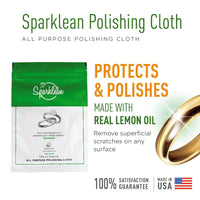 Lemon-Infused Polishing Cloth: Tackle Tarnish & Scratches on Metals