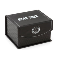 Star Trek Sterling Silver Cutout Delta Shield Tie Bar