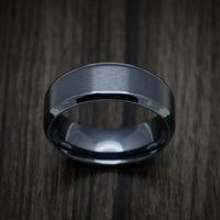 Black Zirconium Men's Starter Ring - Ready to Ship