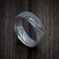 Damascus Steel Men's Starter Ring - Ready to Ship