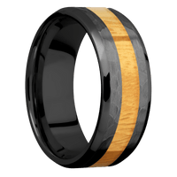 Zirconium + Hammer , Polish Finish