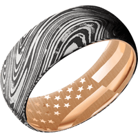 Marble + Acid Finish + 14K Rose Gold