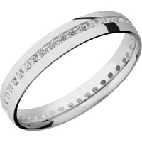 10K White Gold + Polish Finish