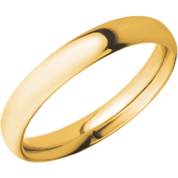 18K Yellow Gold + Polish Finish