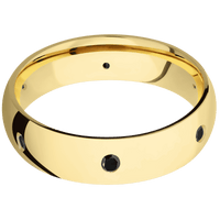 10K Yellow Gold + Polish Finish