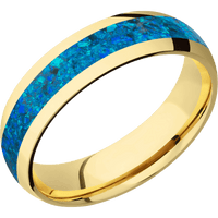 10K Yellow Gold + Polish Finish