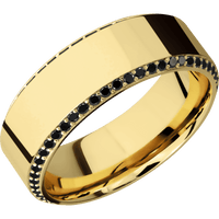 14K Yellow Gold + Polish , Polish Finish