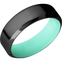 Zirconium + Anglesatin , Polish Finish + Robins Egg Blue