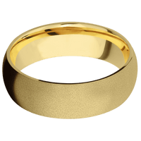 10K Yellow Gold + Sand Finish