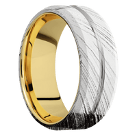 Woodgrain + Polish , Polish Finish + 14K Yellow Gold