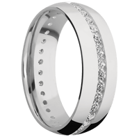 14K White Gold + Polish Finish