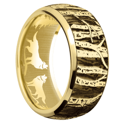 22K Yellow Gold + Polish , Polish Finish