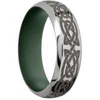 Titanium + Polish , Polish Finish + Highland Green