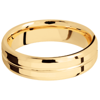 18K Yellow Gold + Polish , Polish Finish