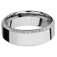 14K White Gold + Polish , Polish Finish