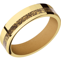 14K Yellow Gold + Polish , Polish Finish + Gold