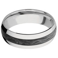 14K White Gold + Polish Finish